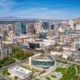 Aerial View Of Salt Lake City, Utah In Early Autumn